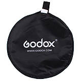 GODOX 110 см 2 в 1 фото відбивач рефлектор Pioneer 32 "Срібний золотий, фото 4