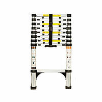 Лестница 2.6м телескопическая, алюминиевая Дніпpo (TL-126)