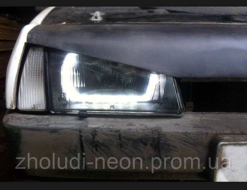Ангельские глазки на LADA 2108,2109, 2199,2115 с холодного неона