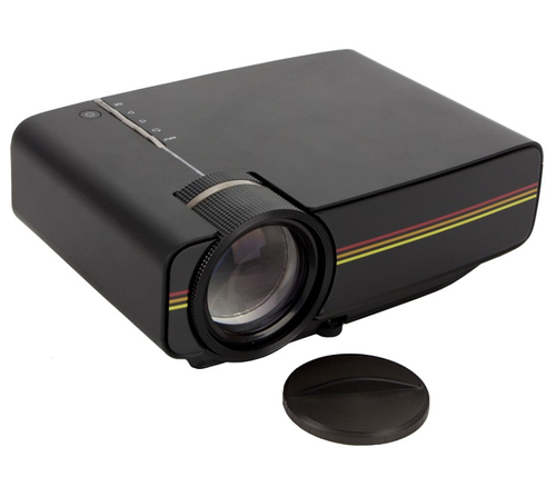 Проектор мультимедійний з динаміком Led Projector LEJIADA YG400, чорний, фото 1