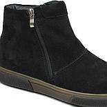 Зимові замшеві чорні черевики уггі на хутрі чоловіче взуття Rosso Avangard Y-G Black Vel, фото 10