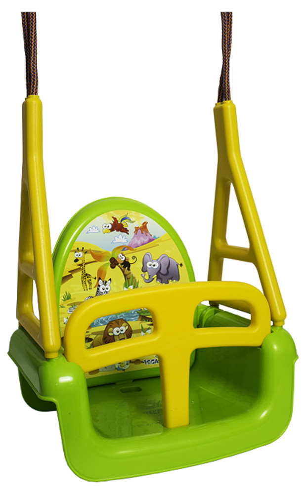 Гойдалка модульна 3в1 Tega TG-184 125 green-yellow, фото 1