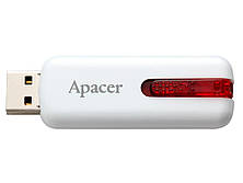 USB флеш накопитель Apacer 64GB AH326 White RP USB2.0 (AP64GAH326W-1)