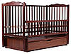 Ліжко Babyroom Веселка маятник, ящик, відкидний бік DVMYO-3 бук тік, фото 3