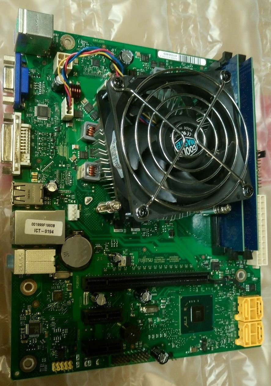 ІГРОВИЙ 4ех ЯДЕРНИЙ Комплект - Плата s1155 Fujitsu D2990-A21 + ПРОЦЕСОР INTEL CORE I5-3450 ( 4 по 3,1 Ghz )