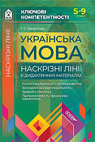 Ключові компетентності. Українська мова. Наскрізні лінії в дидактичних матеріалах. (Основа)
