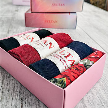 Ароматизированные женские носки 3 пары + подарок