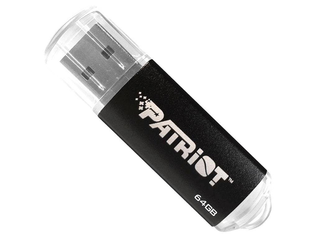 USB-флеш-накопичувач Patriot 64 GB Xporter Pulse Black USB 2.0 (PSF64GXPPBUSB)