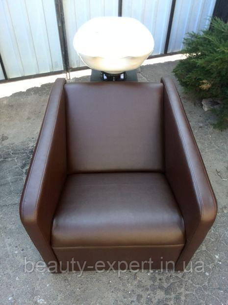 Мийка перукарська BON широке містке крісло з керамікою та сантехнікою VM2004, фото 1