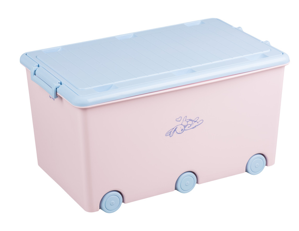 Ящик для іграшок Tega Little Bunnies KR-010 104 light pink, фото 1