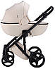 Коляска 2 в 1 Adamex Luciano jeans BC1 бежевий, фото 3