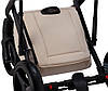 Коляска 2 в 1 Adamex Luciano jeans BC1 бежевий, фото 8
