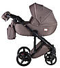 Коляска 2 в 1 Adamex Luciano jeans Q6 капучіно, фото 2