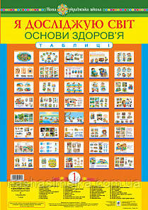 Я досліджую світ. 1 клас. Основи здоров'я. Таблиці. НУШ. (Богодан)