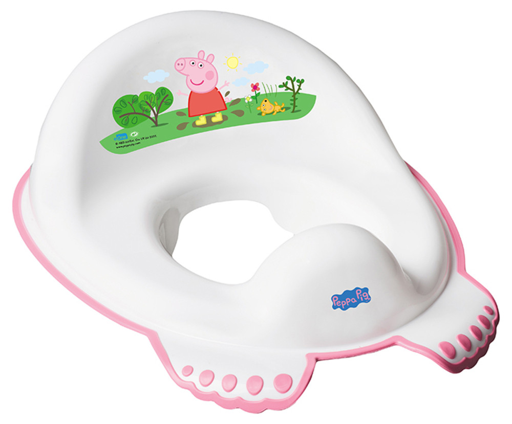 Накладка на унітаз Tega Peppa Pig PP-002 нековзна 103-R white-pink, фото 1