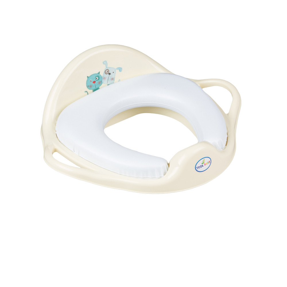 Накладка на унітаз Tega Dog & Cat PK-020 Soft м'яка 102 yellow, фото 1