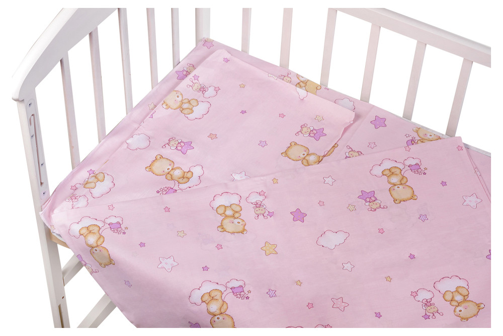 Змінний комплект Qvatro Gold SG-03 рожевий (ведмедик, бджілка, зірка), фото 1