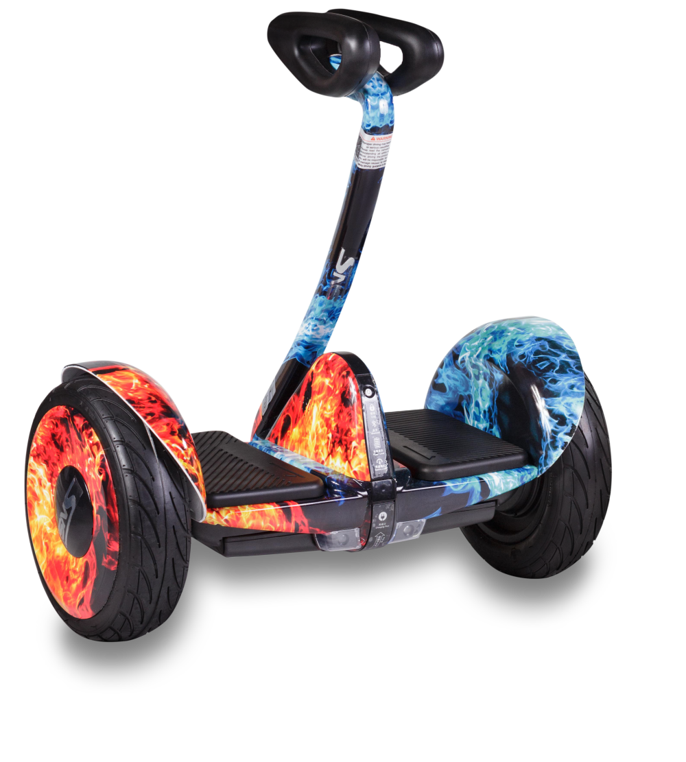Гироскутер SNS M1Robot mini (54v) - 10,5 дюймів (Music Edition) Mix Fire (Вогонь і лід)