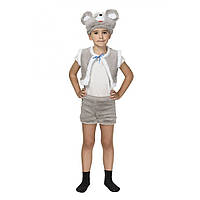 Детский новогодний карнавальный костюм Мышонка для мальчика 4,5,6 лет 340