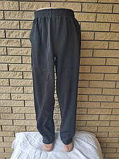 Спортивні штани утеплені чоловічі трикотажні на флісі, є великі розміри SPORT, фото 2