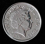 Монета Великобританії 5 пінсів 2008-2015 рр., фото 2