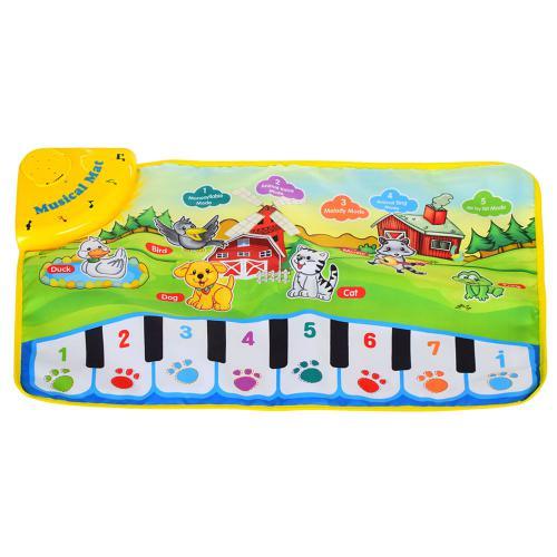 Музичний килимок піаніно для дітей LT3902 на батарейках, фото 1