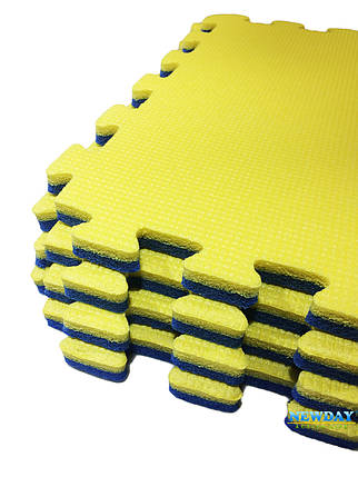 Пазли, 1 елемент, 480 × 480 × 20мм, ХС ППЕ, дитячий теплий ігровий килимок, фото 1