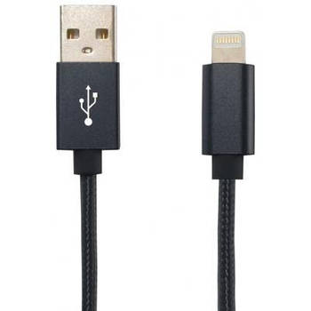 Заряджання кабель USB Cable Gelius Metallic Edition для айфон iPhone чорний