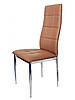 Стільці кухонні набір 4 шт GoodHome F261C коричневий (9089), фото 3