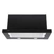 Витяжка висувна VENTOLUX GARDA 60 BK (1300) SMD LED чорна, фото 2