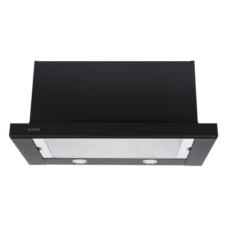 Вытяжка выдвижная VENTOLUX GARDA 60 BK (1300) SMD LED черная - фото 2 - id-p617661233