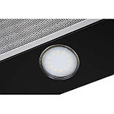 Витяжка висувна VENTOLUX GARDA 60 BK (1300) SMD LED чорна, фото 5