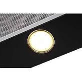 Витяжка висувна VENTOLUX GARDA 60 BK (1300) SMD LED чорна, фото 6