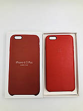 Шкіряний чохол Apple Leather Case для iPhone 6+/6s+ Red