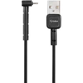 Кабель для заряджання айфон USB Cable Gelius Pro Angel iPhone лайтинг Black (3A)