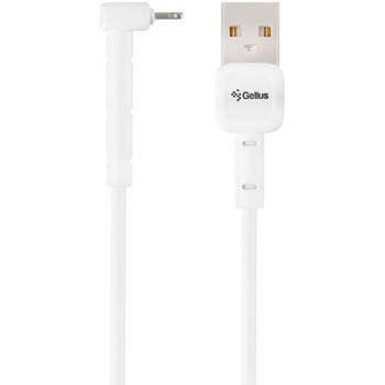 Кутовий кабель для заряджання айфон USB Cable Gelius Pro Angel iPhone лайтинг