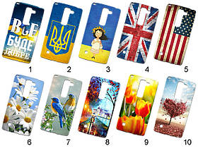 Силіконовий чохол із малюнком для LG Spirit H422