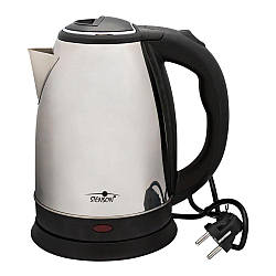 Чайник електричний Stenson 1.8л 1800w ME-1049, Steel / Black
