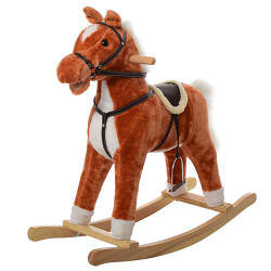 Конячка-гойдалка MP 0082 звукові ефекти на батарейці