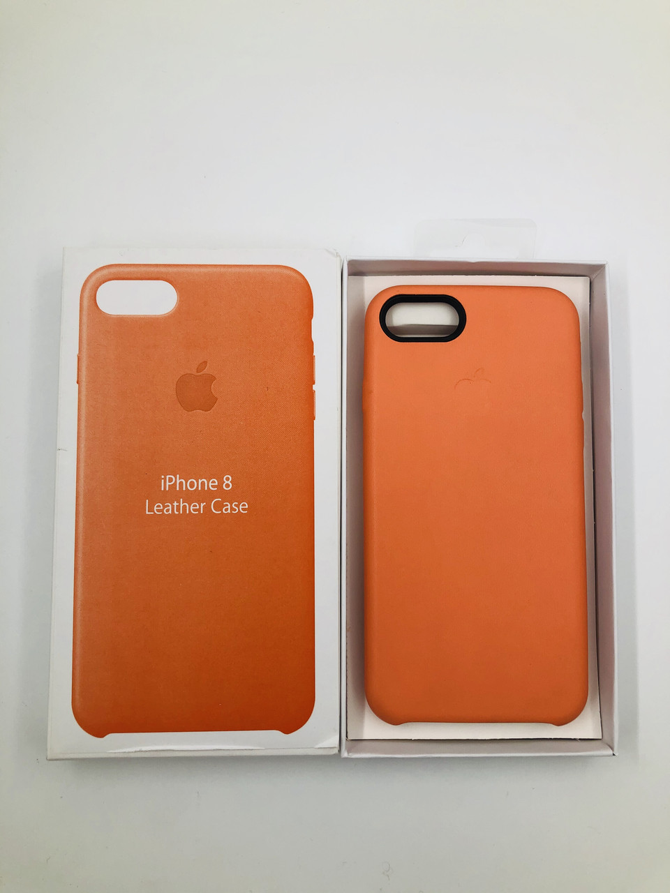 Шкіряний чохол Apple Leather Case для iPhone 7/8 Bright Orange, фото 1
