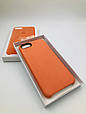 Шкіряний чохол Apple Leather Case для iPhone 7/8 Bright Orange, фото 2