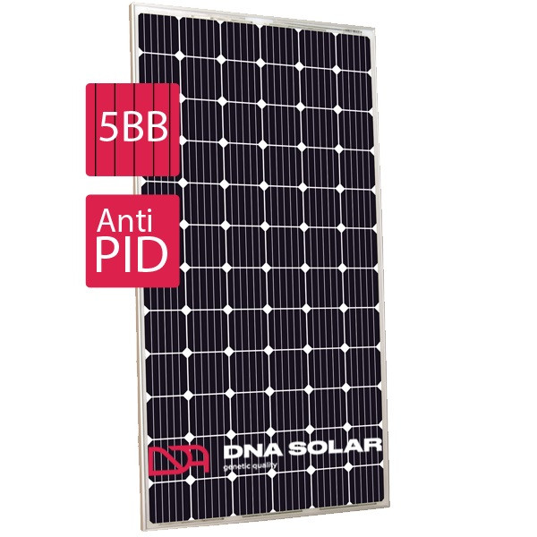 Сонячна батарея 375 Вт моно, DNA72-5-375M, DNA solar 5BB