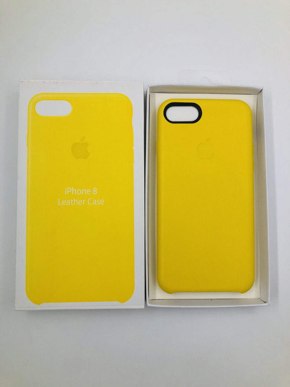 Шкіряний чохол Apple Leather Case для iPhone 7/8 Spring Yellow