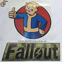 Наклейки Фаллаут - "Fallout Stickers" - 2 шт