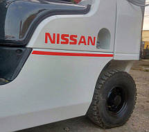 Японський газовий вилочний навантажувач 2.5 тонни Nissan P1F2A25D 2014 б/у, фото 3