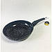 Сковорода 28см с мраморным антипригарным покрытием с крышкой с 3-х слойным дном Edenberg EB-9168, фото 2