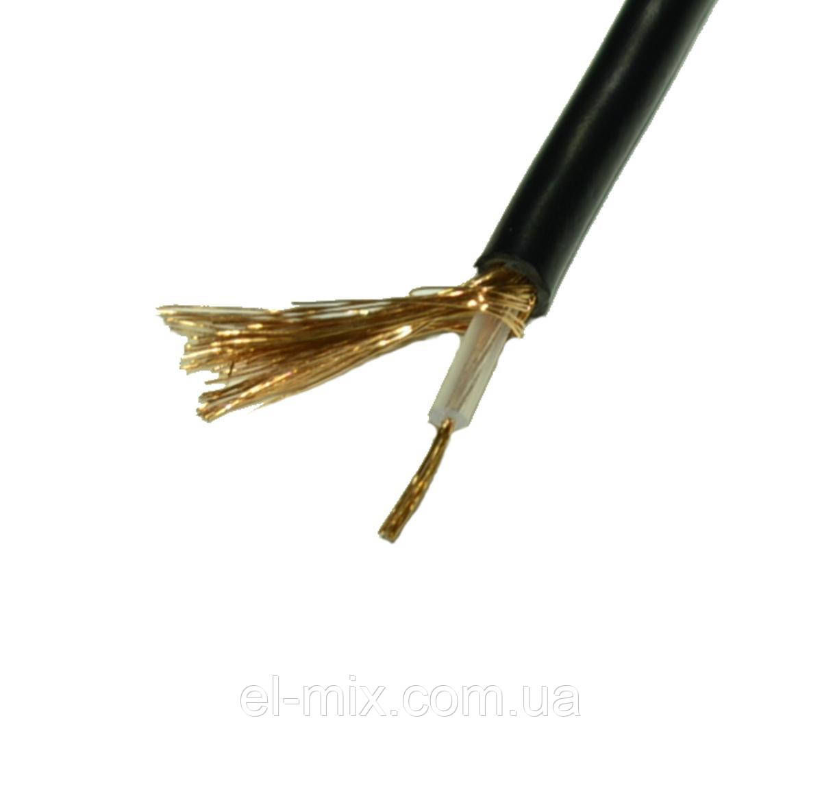 Кабель ВЧ 50-Ом RG174 Cabletech d2.8мм, чорний, KAB0031