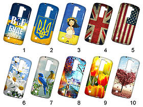 Силіконовий чохол із малюнком для LG K8 K350E LTE Dual Sim