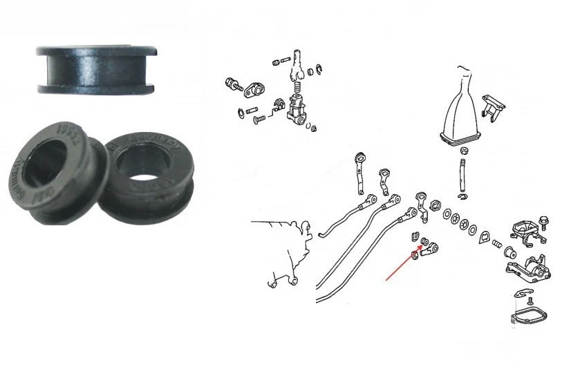 Втулка куліси MB Sprinter 96-06, фото 1