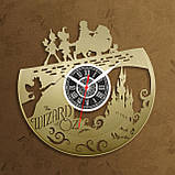 Золотий годинник Чарівник країни Оз Годинники для дівчаток Годинники вінілові Довга подорож Годинника казка Годинник, фото 4